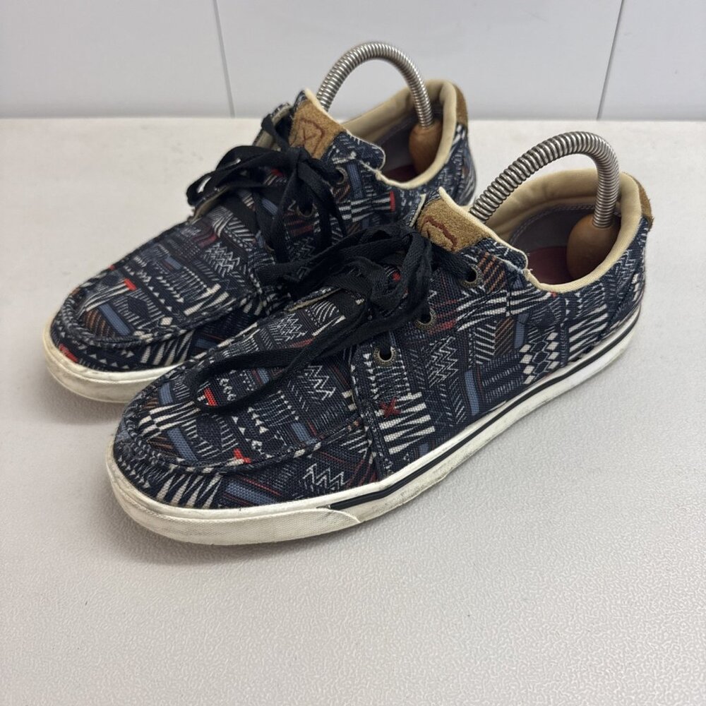 Twisted X Women's Kicks Lace Southwestern Sneaker Moc Toe Multicolor‎ Size 9.5M